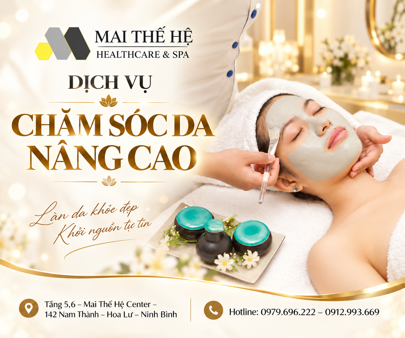 Chăm Sóc Da Nâng Cao Tại Ninh Bình – Cá Nhân Hóa Trải Nghiệm Cho Làn Da Tại Mai Thế Hệ Healthcare & Spa