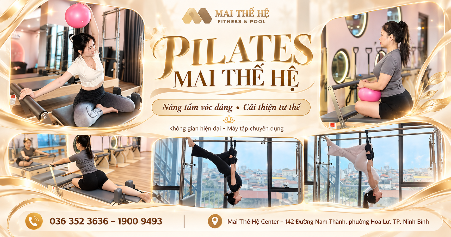 Pilates Ninh Bình tại Mai Thế Hệ – Nâng Tầm Vóc Dáng, Cải Thiện Tư Thế, Kiến Tạo Sức Khỏe Toàn Diện