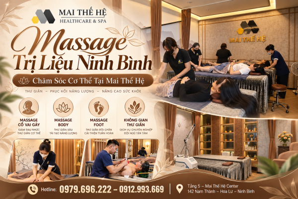 Massage Trị Liệu Ninh Bình – Chăm Sóc Cơ Thể Tại Mai Thế Hệ