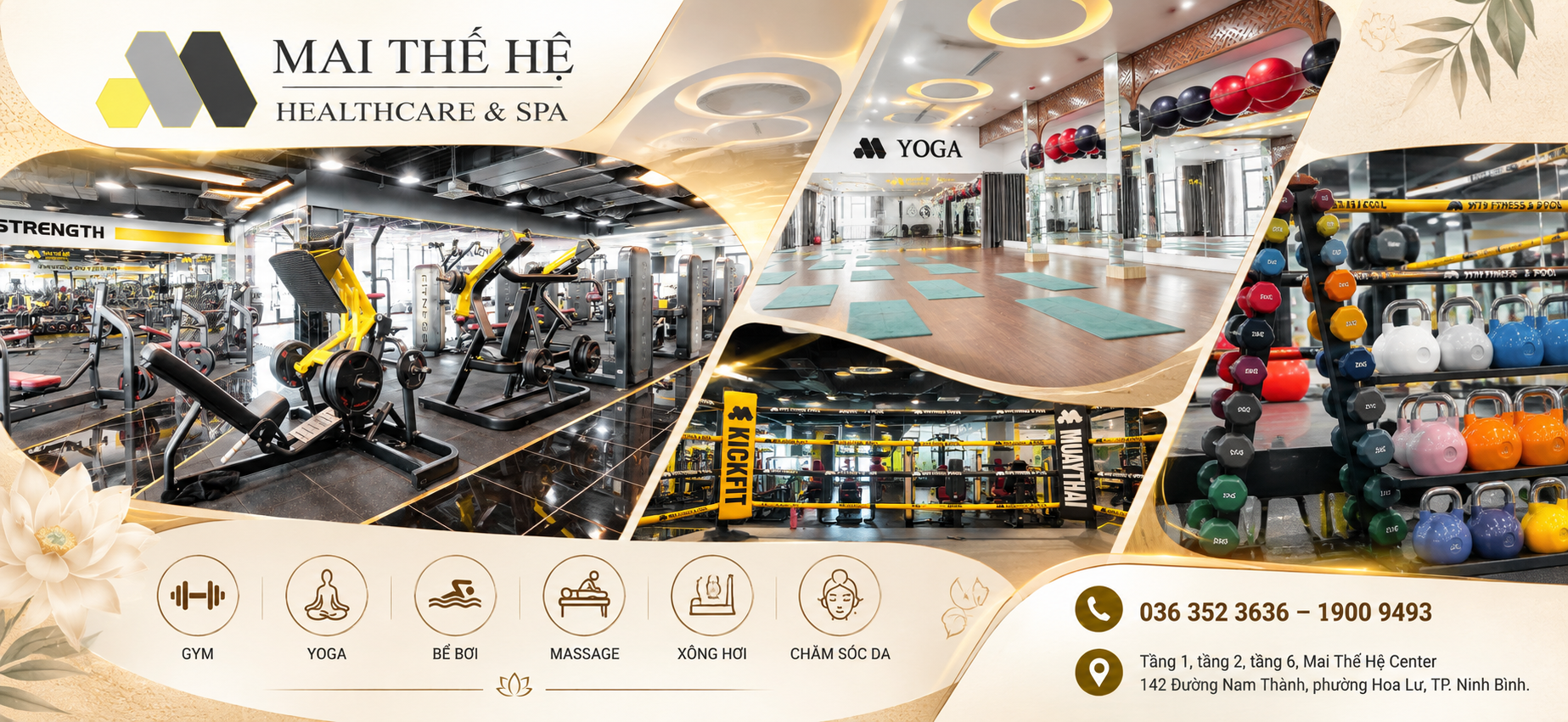 HỆ THỐNG PHÒNG GYM NINH BÌNH CHUẨN 5 SAO VÀ CÁC TIỆN ÍCH ĐI KÈM HẤP DẪN