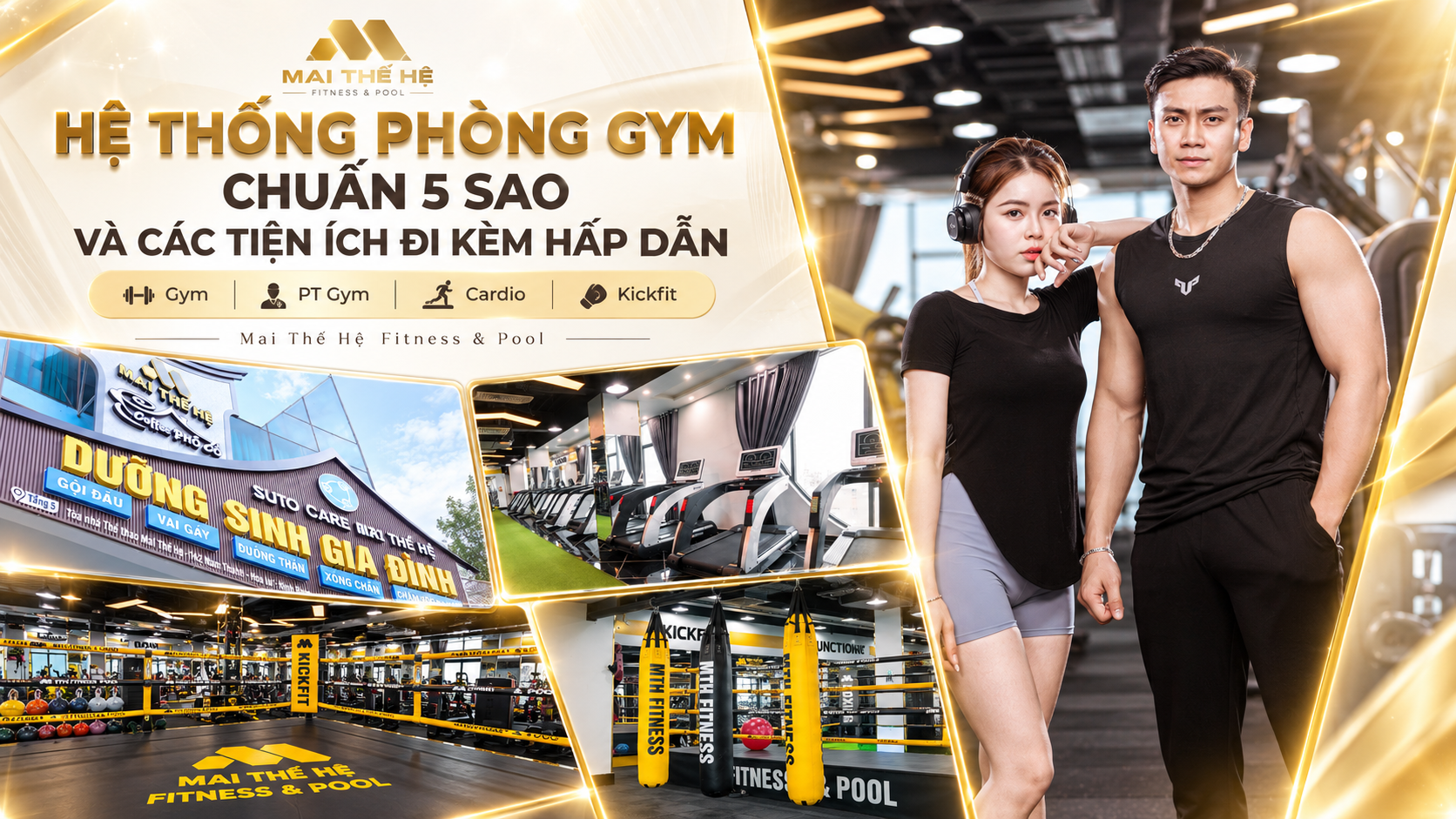 HỆ THỐNG PHÒNG GYM CHUẨN 5 SAO VÀ CÁC TIỆN ÍCH ĐI KÈM HẤP DẪN