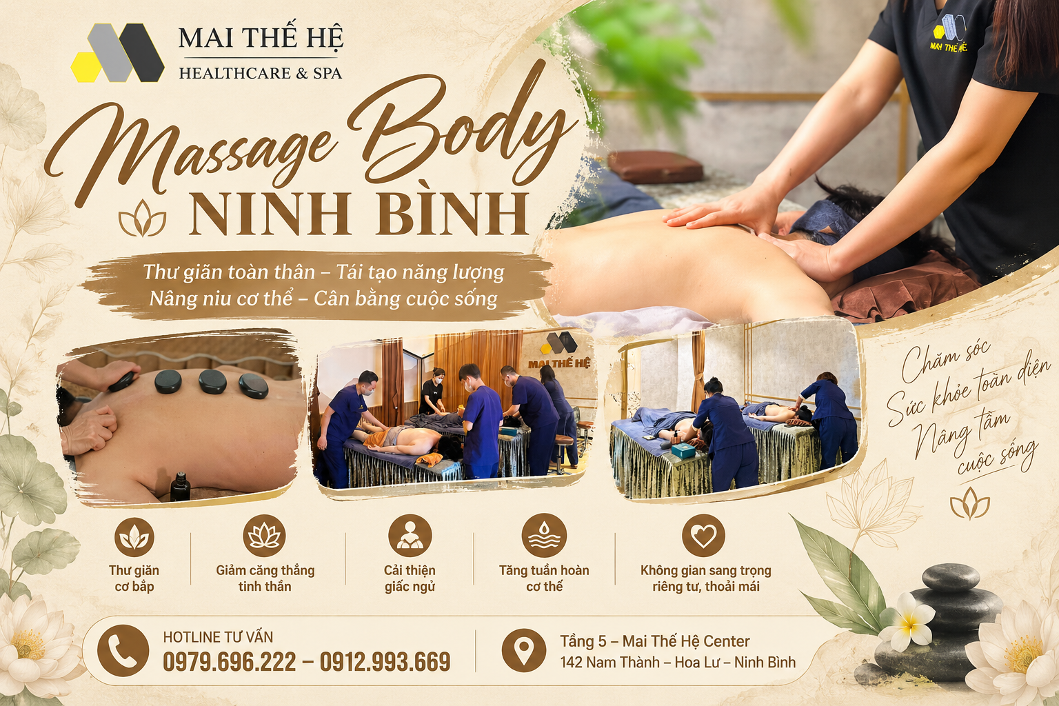 Massage Body Ninh Bình – Một Khoảng Nghỉ Không Cần Đi Đâu Xa